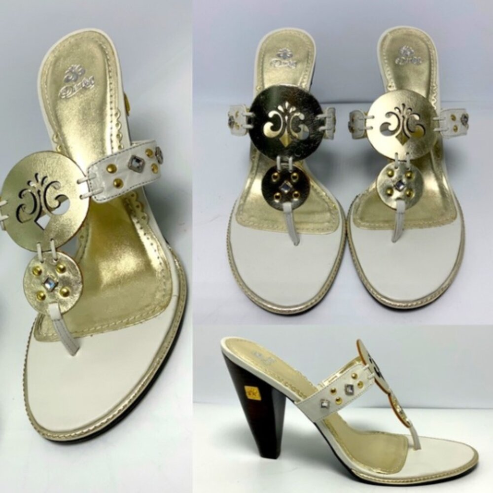 Women's Dereon White Vixen Sandal NWT